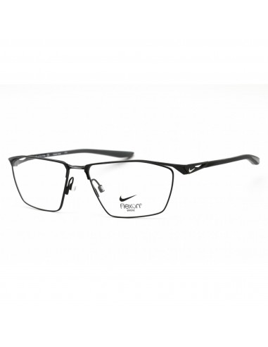 Nike Unisex Eyeglasses - Matte Black Rectangular Frame Clear Lens | Nike 4312 009 offre 