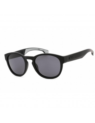 Hugo Boss Men's Sunglasses - Full Rim Black Grey Plastic Frame | BOSS 1452/S 0O6W en linge