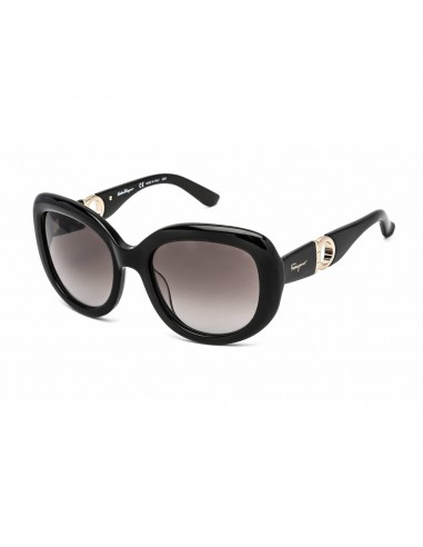 Salvatore Ferragamo Women's Sunglasses - Black Frame Gradient Smoke Lens | SF727S 001 50% de réduction en Octobre 2024