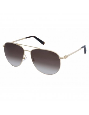 Salvatore Ferragamo Unisex Sunglasses - Gold Frame Grey Gradient Lens | SF157S 717 Vous souhaitez 