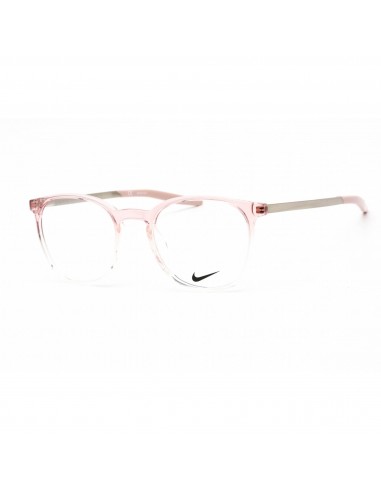 Nike Men's Eyeglasses - Full Rim Plum Chalk Fade Square Shape Plastic Frame | 7280 505 Les êtres humains sont 