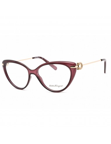 Salvatore Ferragamo Women's Eyeglasses - Orchid/Rose Gold Cat Eye Frame | SF2871R 549 Découvrez la collection