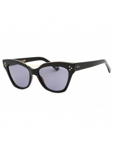 Cutler and Gross Women's Sunglasses - Gold/Black/Tortoiseshell Frame | CG1283S 001 le des métaux précieux