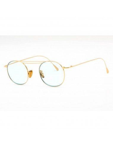 Cutler and Gross Men's Sunglasses - Gold Round Shape Frame Blue Lens | CG1268GPLS 002 plus qu'un jeu 