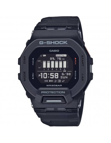 Casio Men's Digital Watch - G-Shock G-Squad 200 Series Black Resin Strap | GBD200-1 hantent personnes