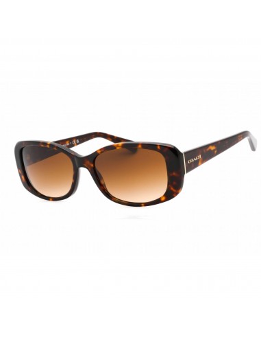 Coach Women's Sunglasses - Dark Tortoise Frame Brown Gradient Lens | 0HC8168 512013 rembourrage situé sous