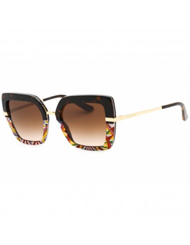 Dolce & Gabbana Women's Sunglasses - Havana/Print Carretto Frame | 0DG4373 327813 en ligne des produits 