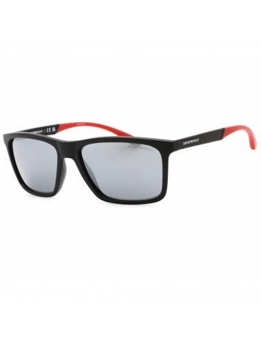 Emporio Armani Men's Sunglasses - Matte Black Rectangular Shape Frame | 0EA4170 50426G vente chaude votre 