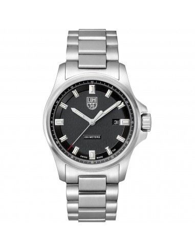 Luminox Men's Watch - Recon Date Black Dial Silver Steel Bracelet Quartz | XL.1832 vente chaude votre 