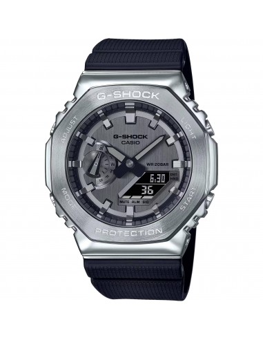 Casio Men's Watch - G-Shock Black and Grey Ana-Digi Dial Black Strap | GM2100-1A Dans la société mordern