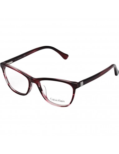 Calvin Klein Women's Eyeglasses - Striped Wine Plastic Frame | CALVIN KLEIN 5883 609 commande en ligne