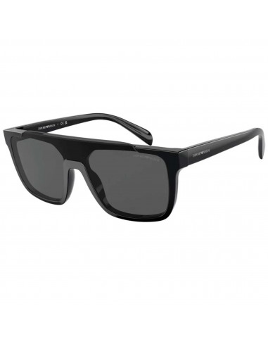 Emporio Armani Unisex Sunglasses - Full Rim Black Plastic Square | EA4193F 501787 une grave pollution 