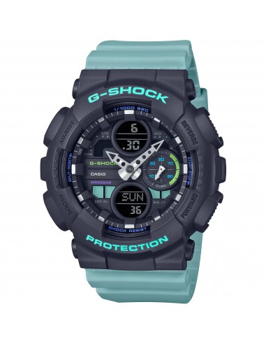 Casio Women's Watch - G-Shock Analog-Digital Dial Sky Blue Resin Strap | GMAS140-2A offre 