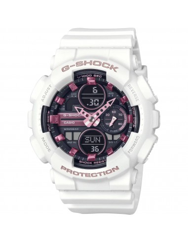 Casio Women's Watch - G-Shock Black and Purple Analog-Digital Dial | GMAS140M-7A ouvre sa boutique