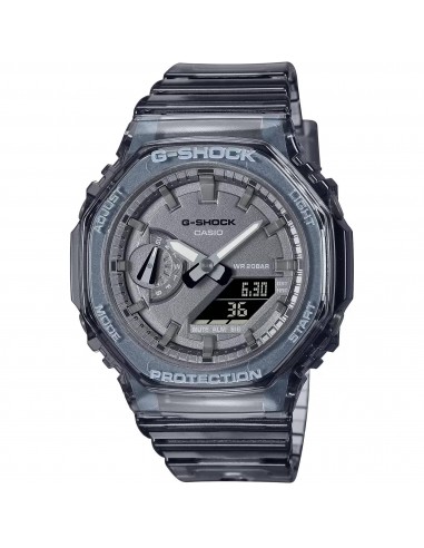 Casio Women's Watch - G-Shock Grey and Black Ana-Digi Dial Strap | GMAS2100SK-1A français