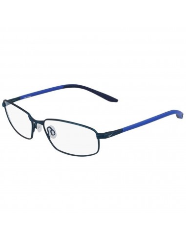 Nike Men's Eyeglasses - Full Rim Satin Navy and Racer Blue Metal Frame | NIKE 6074 401 ouvre sa boutique