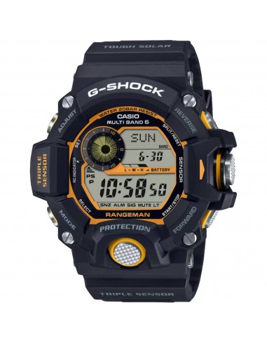 Casio Men's Watch - G-Shock Master of G Rangeman Black Strap Digital Alarm | GW9400Y-1 Découvrez la collection