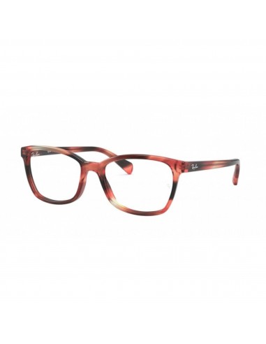 Ray Ban Women's Eyeglasses - Striped Brown Plastic Cat Eye | RAY BAN 0RX5362 8068 basket pas cher