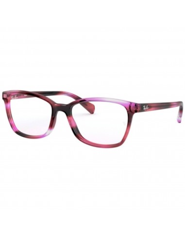 Ray Ban Women's Eyeglasses - Striped Violet Plastic Cat Eye | RAY BAN 0RX5362 8069 de la marque