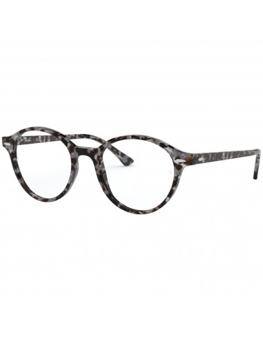 Ray Ban Unisex Eyeglasses - Grey Havana Plastic Round Frame | RAY BAN 0RX7118 8066 Dans la société mordern