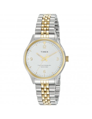 Timex Women's Watch - Waterbury Quartz White Dial Two Tone Bracelet | TW2R69500VQ hantent personnes