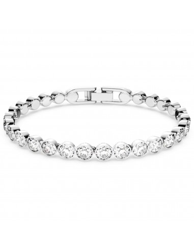 Swarovski Women's Bracelet - Tennis Crystals Rhodium Plated, 17 cm | 1791305 2024