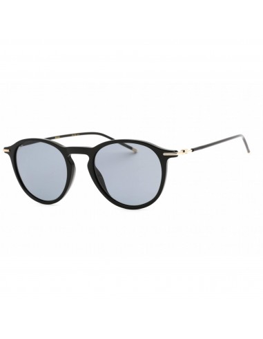 Hugo Boss Men's Sunglasses - Full Rim Black Gold Plastic Round | BOSS 1309/S 02M2 IR store