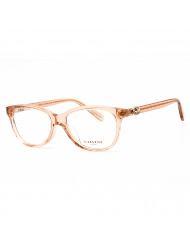 Coach Women's Eyeglasses - Full Rim Transparent Peach Plastic Frame | 0HC6155F 5561 de votre