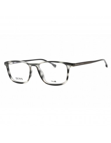 Hugo Boss Unisex Eyeglasses - Clear Lens Grey Horn Plastic Round Frame | 1050 2W8 Comment ça marche