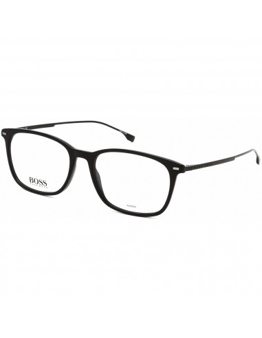 Hugo Boss Men's Eyeglasses - Full Rim Black Acetate/Metal Rectangular | 1015 0807 00 de France