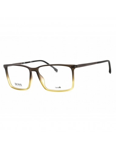 Hugo Boss Men's Eyeglasses - Matte Brown Beige Rectangular Frame | BOSS 1251 0AAI 00 brillant des détails fins