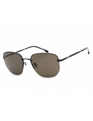 Hugo Boss Men's Sunglasses - Matte Black Rectangular Frame | BOSS 1344/F/SK 0003 de pas cher