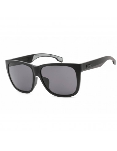 Hugo Boss Men's Sunglasses - Full Rim Black Grey Plastic Frame | BOSS 1453/F/S 0O6W pas cheres