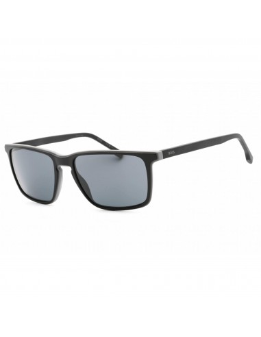 Hugo Boss Men's Sunglasses - Matte Black/Grey Plastic Frame | BOSS 1556/O/S 0O6W IR à prix réduit toute l'année