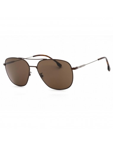 Hugo Boss Men's Sunglasses - Full Rim Matte Brown Metal | BOSS 1557/O/F/S 01OT 70 chez Cornerstreet bien 