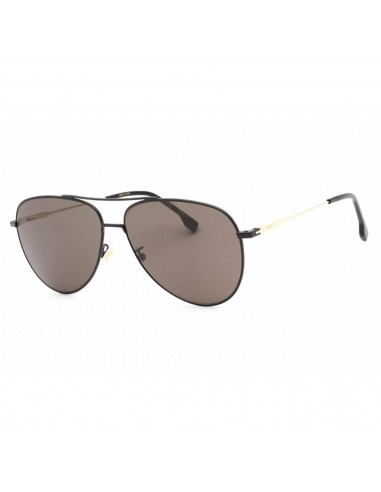 Hugo Boss Men's Sunglasses - Matte Black Gold Metal Frame | BOSS 1558/O/F/S 0I46 IR Jusqu'à 80% De Réduction