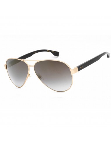 Hugo Boss Men's Sunglasses - Matte Gold Metal Aviator Frame | BOSS 1560/O/S 0AOZ FQ Profitez des Offres !