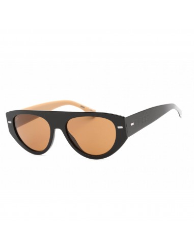 Hugo Boss Unisex Sunglasses - Full Rim Black Pattern Plastic | BOSS 1443/S 0SDK 70 pas cher 