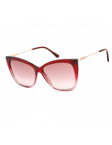 Jimmy Choo Women's Sunglasses - Full Rim Burgundy Plastic Cat Eye | SEBA/S 07W5 3X Economisez 