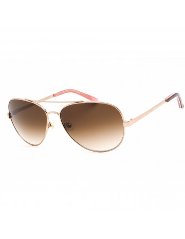 Kate Spade Women's Sunglasses - Full Rim Red Gold Metal Aviator | Avaline/S 0AU2 Y6 français