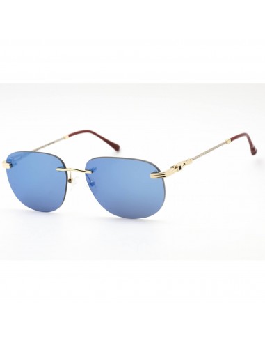 Porta Romana Women's Sunglasses - Rimless Gold Metal Rectangular Frame | PR1009 100B la colonne vertébrale