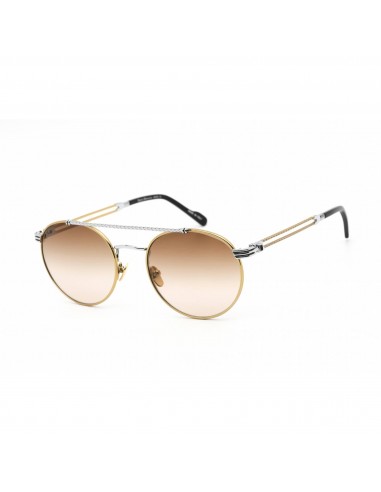 Porta Romana Unisex Sunglasses - Full Rim Silver Gold Metal Aviator | Mod. 12 12A2 Venez acheter