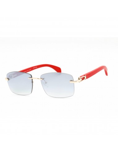 Porta Romana Unisex Sunglasses - Rimless Red Gold Rectangular Frame | 1972 100BG en stock