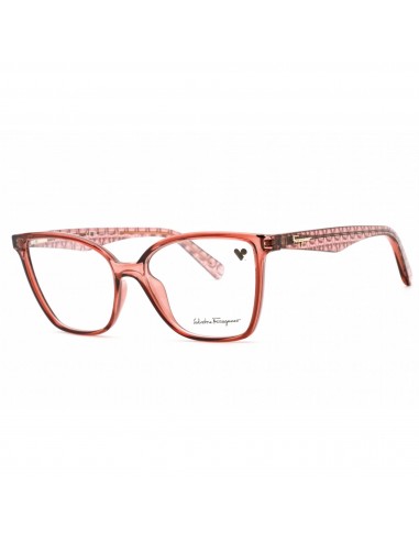 Salvatore Ferragamo Women's Eyeglasses - Full Rim Antique Rose Plastic | SF2868 643 Dans la société mordern