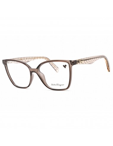 Salvatore Ferragamo Women's Eyeglasses - Full Rim Crystal Grey Plastic | SF2868 057 en ligne