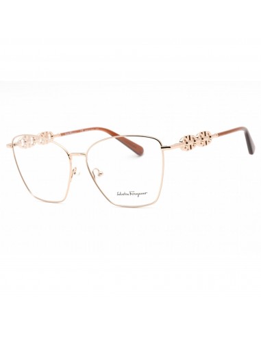 Salvatore Ferragamo Women's Eyeglasses - Full Rim Rose Gold Metal Frame | SF2217 688 une grave pollution 