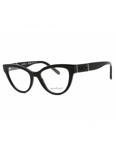 Salvatore Ferragamo Women's Eyeglasses - Full Rim Black Plastic Cat Eye | SF2920 001 pas chere