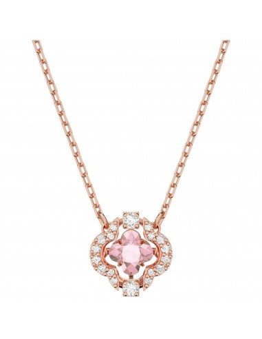 Swarovski Women's Necklace - Sparkling Dance Pink Stone Rose Gold Chain | 5514488 s'inspire de l'anatomie humaine