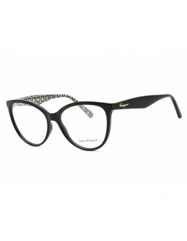 Salvatore Ferragamo Women's Eyeglasses - Full Rim Black Acetate Cat Eye | SF2933 001 50-70% off 