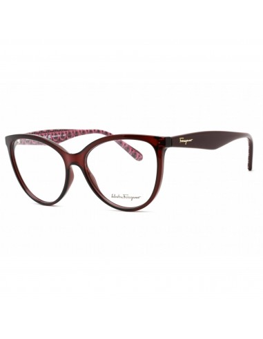 Salvatore Ferragamo Women's Eyeglasses - Transparent Wine Plastic Frame | SF2933 655 Economisez 